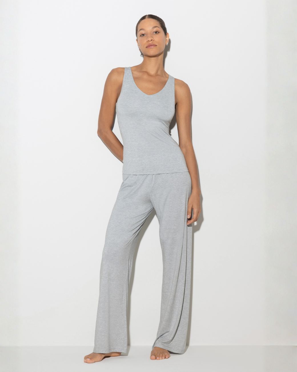 Top - Heather Grey Melange