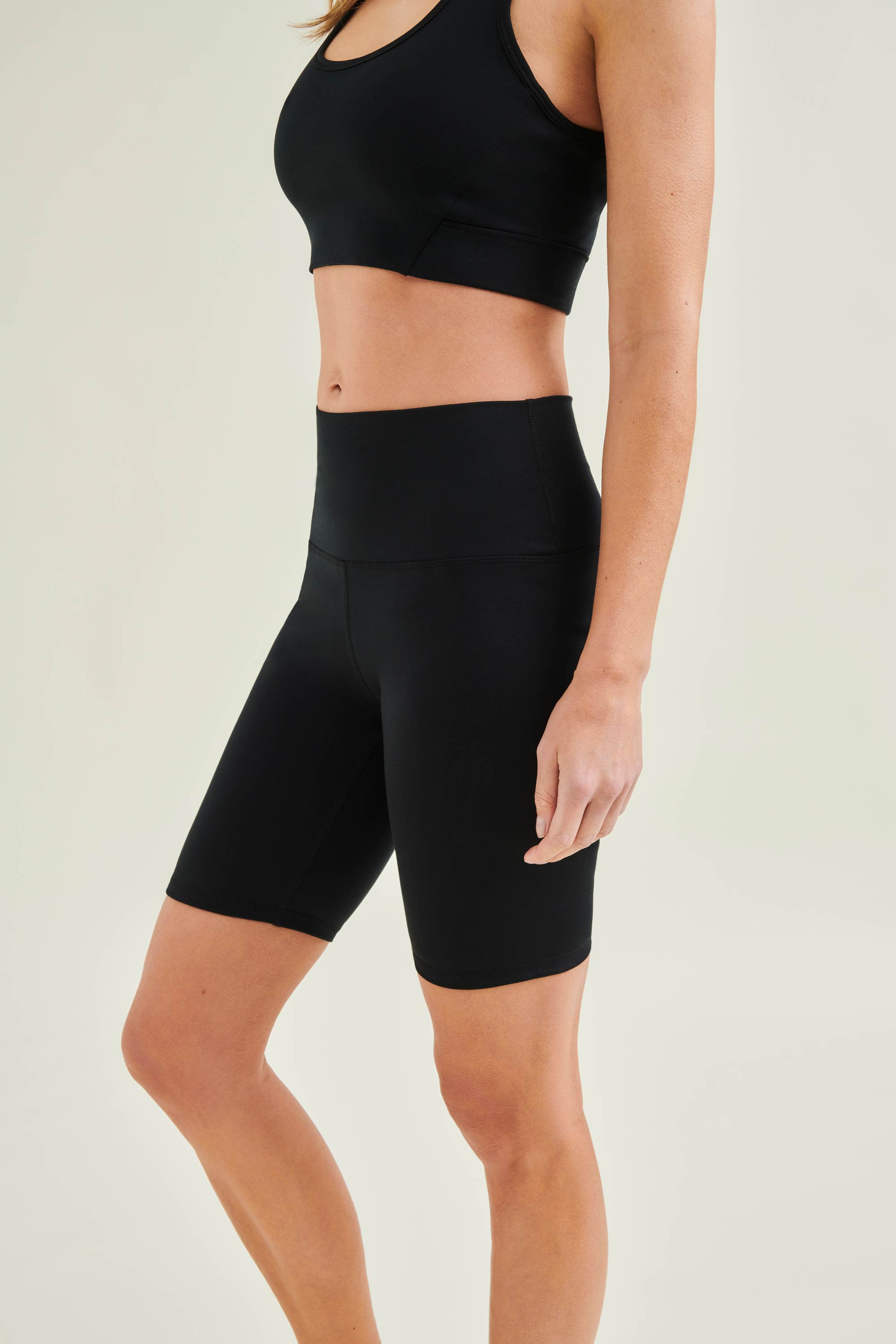 Yoga Shorts High Waist - Caviar Black
