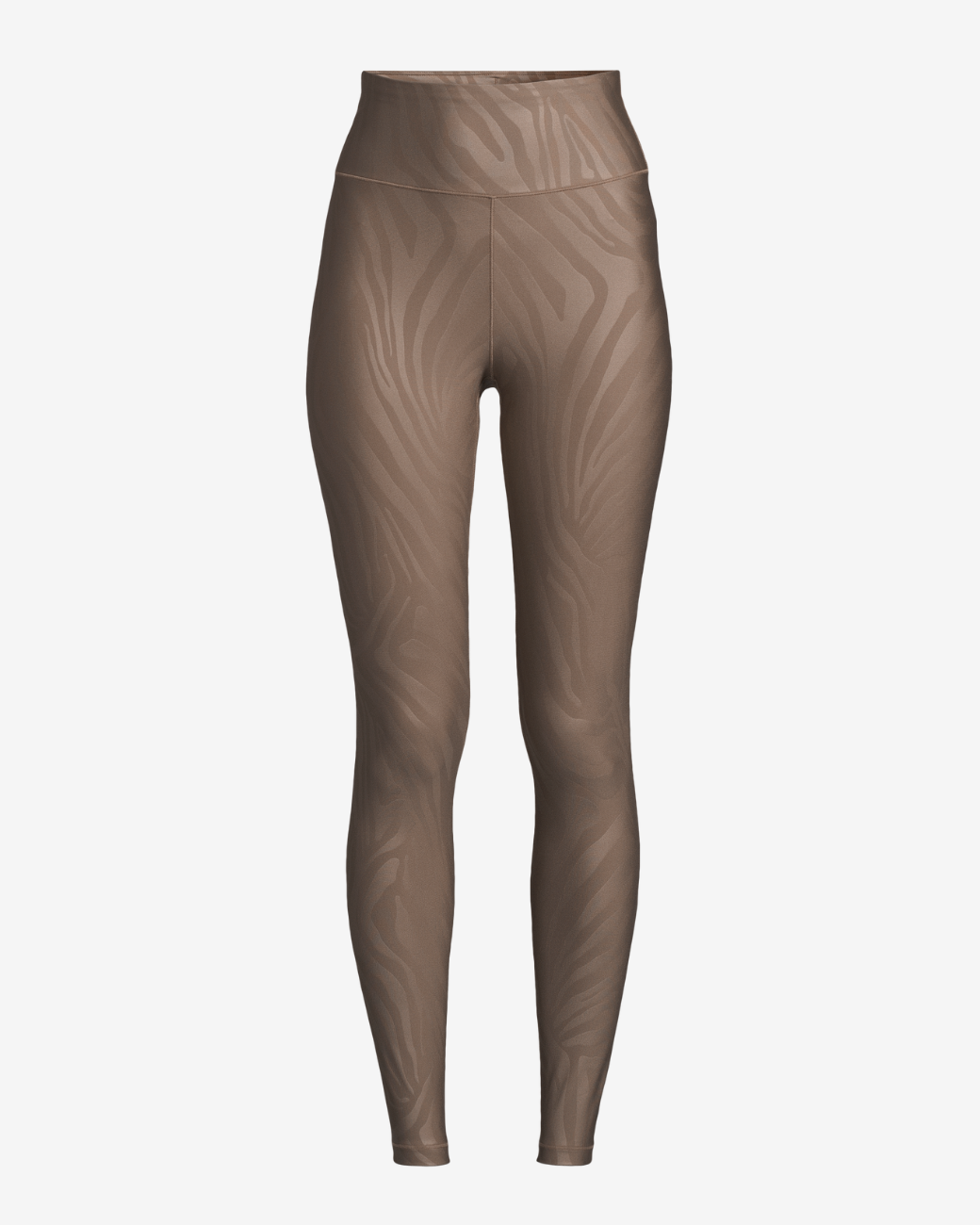 Heat Printed High Waist Tights Zebra Khaki