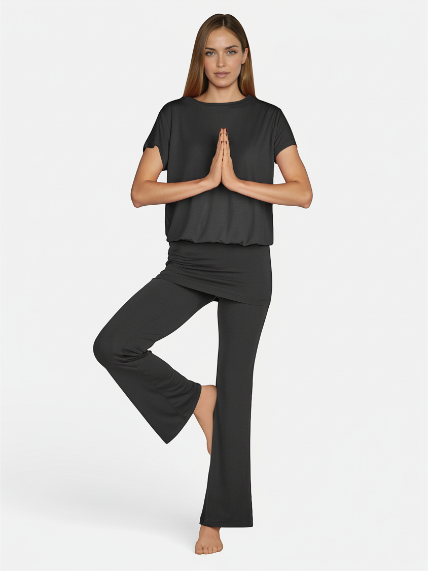 Top Round Neck - Black