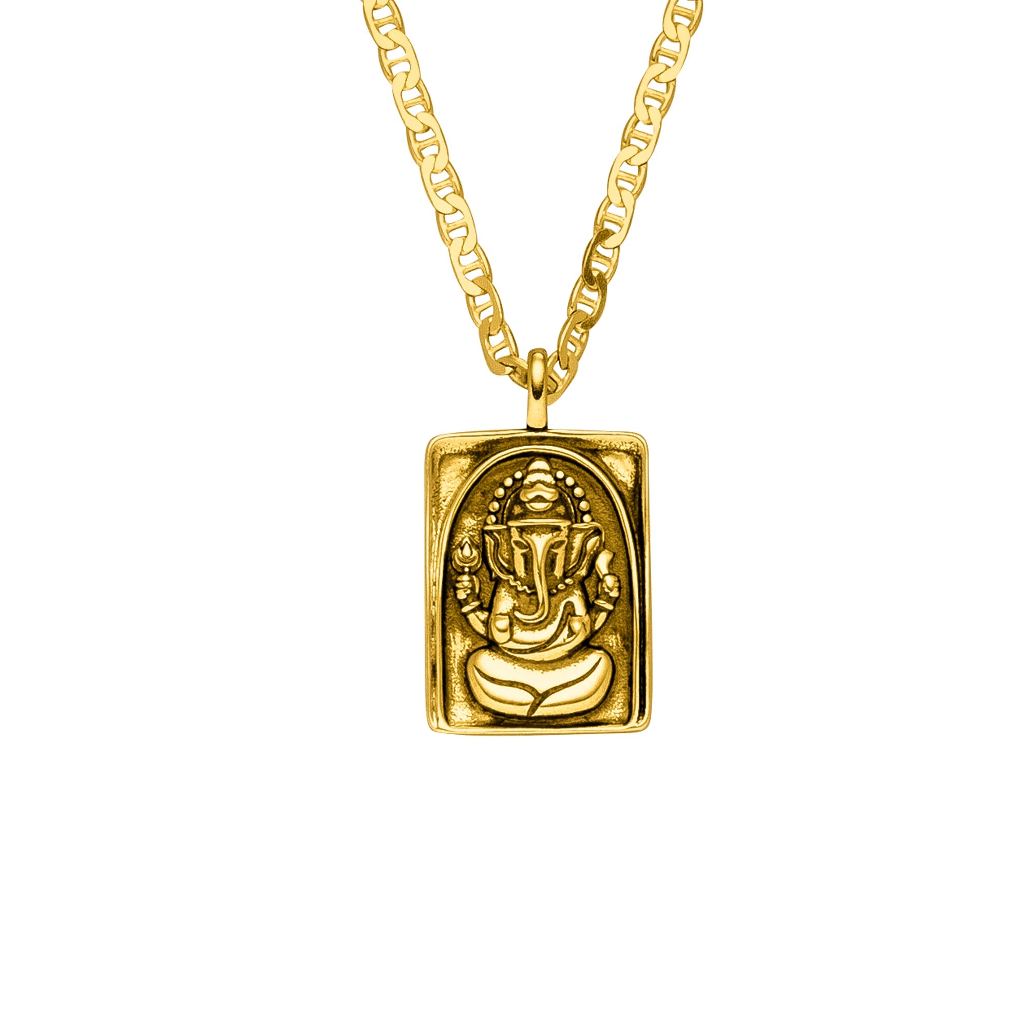 Ganesha Kette Amulett Optimist Gold – Halskette von Hoffnungsträger