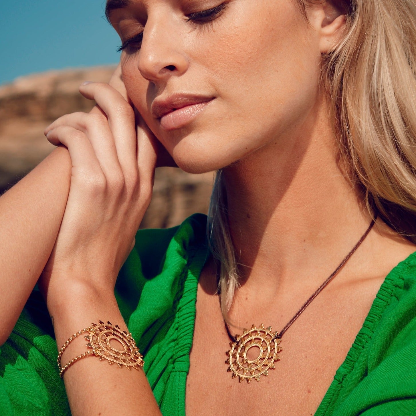 Karma Armband Wheel of Karma Gold – Styling am Handgelenk – Hoffnungsträger