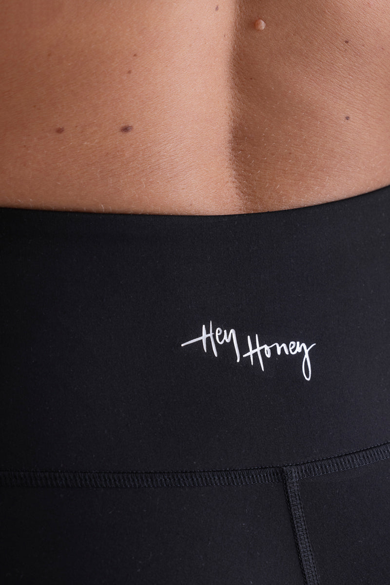Leggings Flared Cotton Touch Black – Styling-Look – Hey Honey