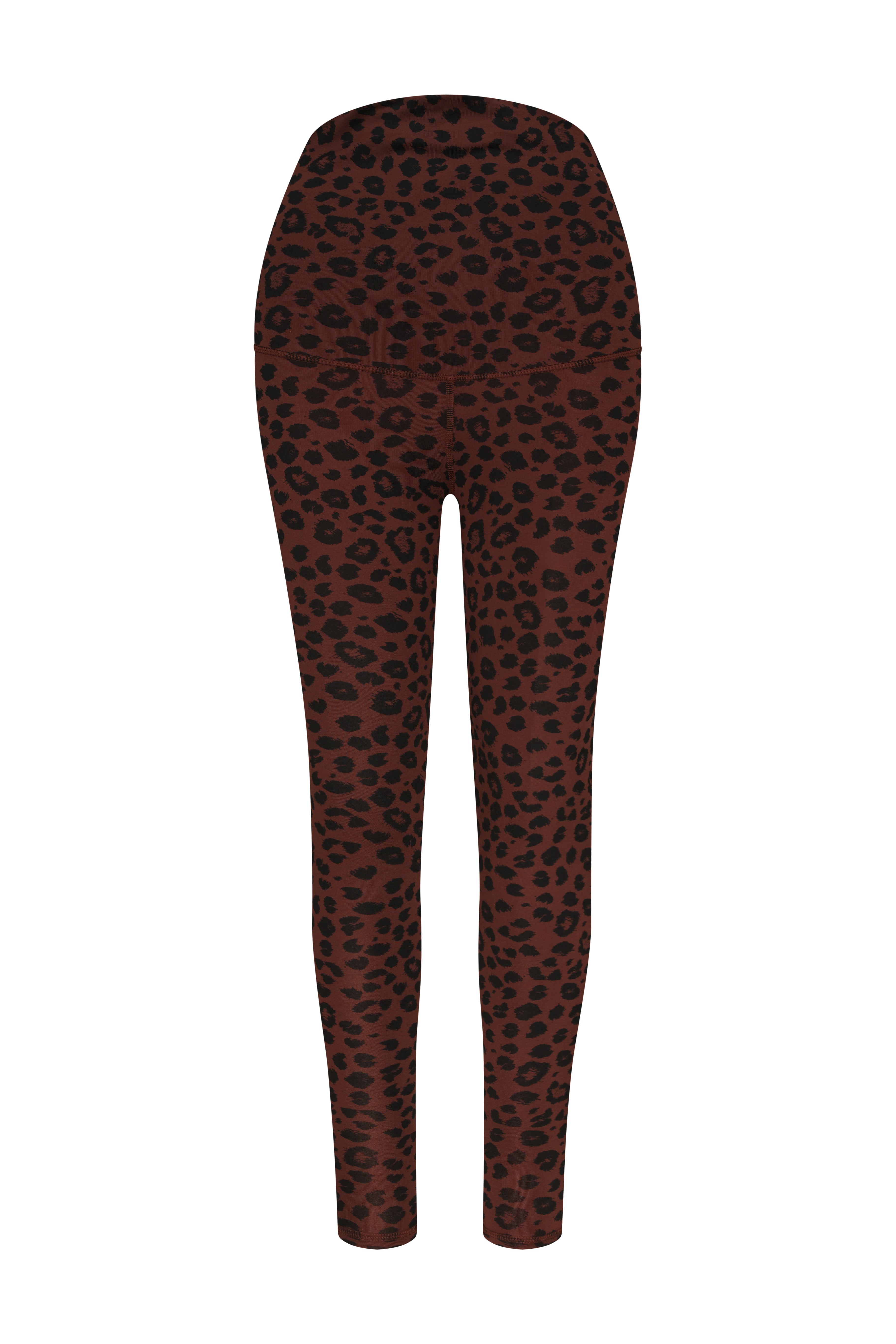 Umstandsleggings Leo Chocolate – Seitenansicht – Hey Honey