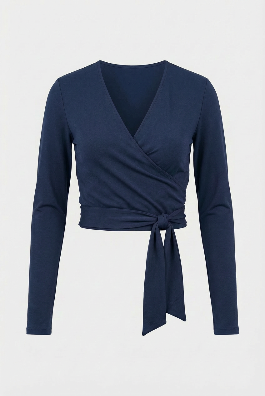 Amina Wrap Top