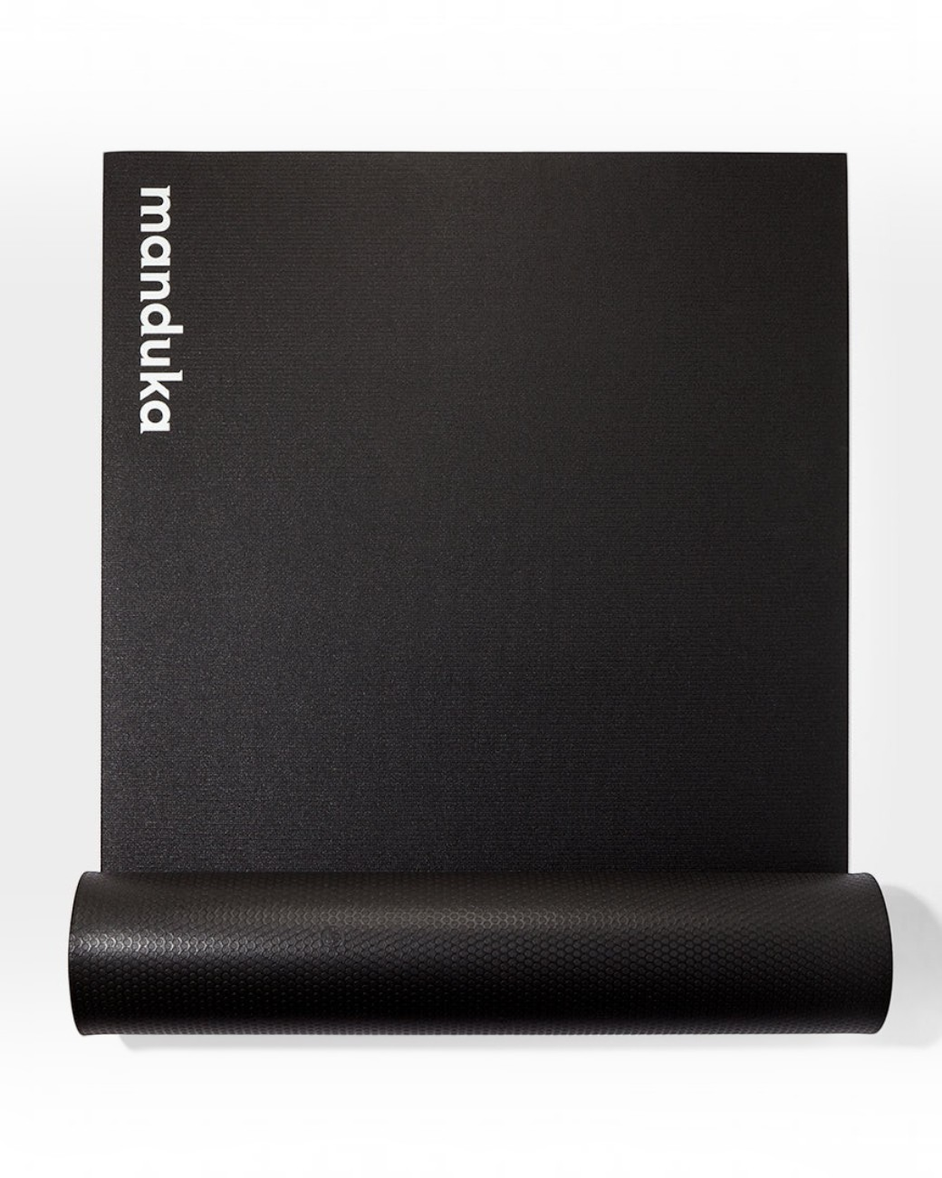 greenyogashop P/ROX Hybrid-Fitnessmatte in Schwarz, 6mm stark, strapazierfähig für intensives Krafttraining