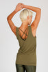 Cosy Twist Tank Olive