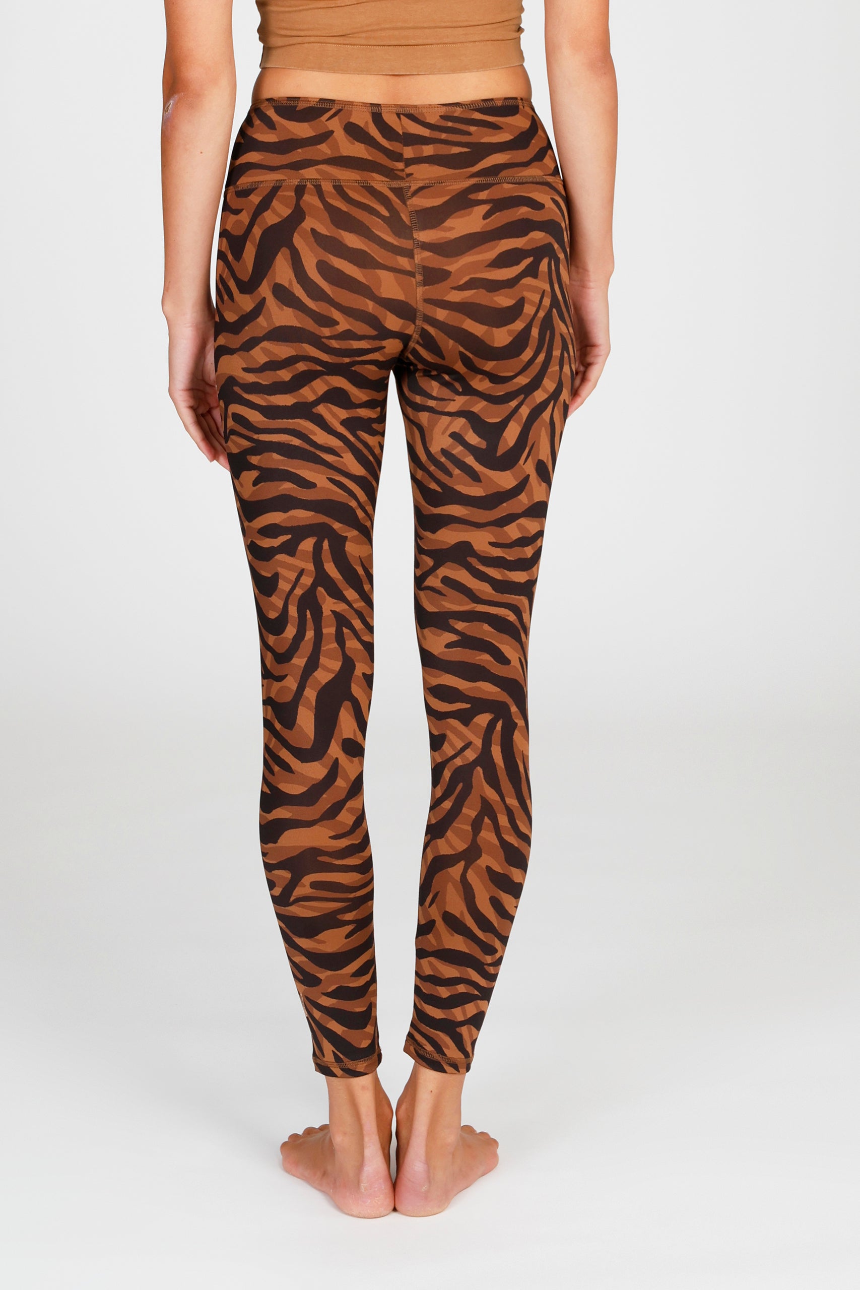 Yoga Leggings Ganga 7/8 Camou Brown