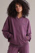 Lux Bomber Jacket Italian Plum – Detailansicht – Hey Honey
