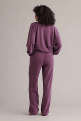 Lux Bomber Jacket Italian Plum – Frontansicht – Hey Honey