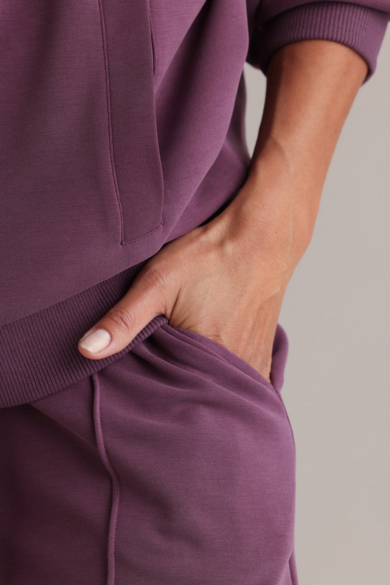 Lux Bomber Jacket Italian Plum – Styling-Look – Hey Honey