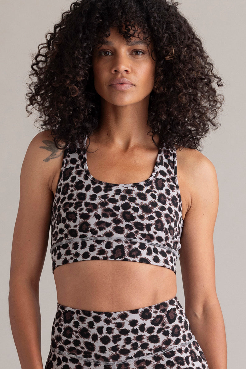 Racerback Bra - Leo Shadow