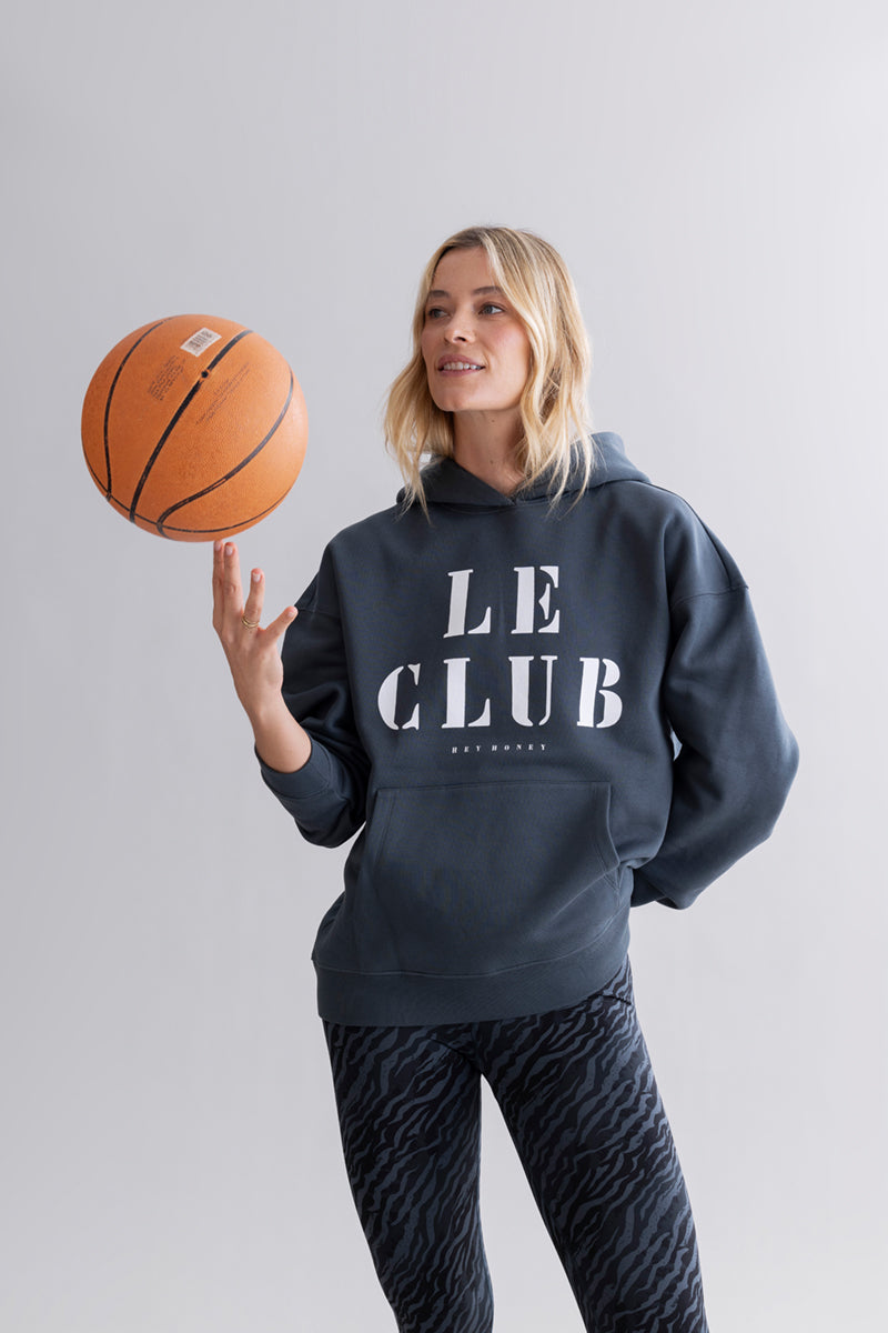 Hoodie Teal "Le Club"