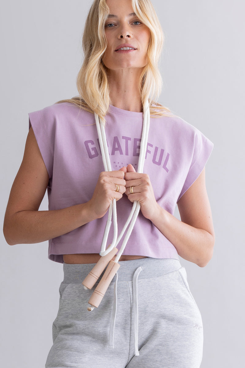 Cropped Shirt - Mauve