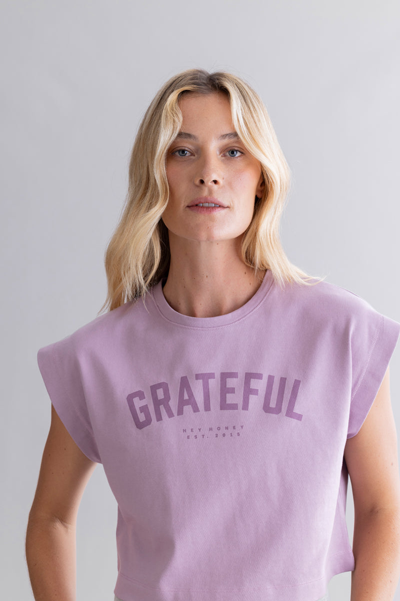 Cropped Shirt - Mauve
