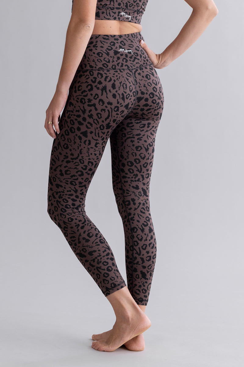 Leggings Cropped Mono Leo - Soft Brown