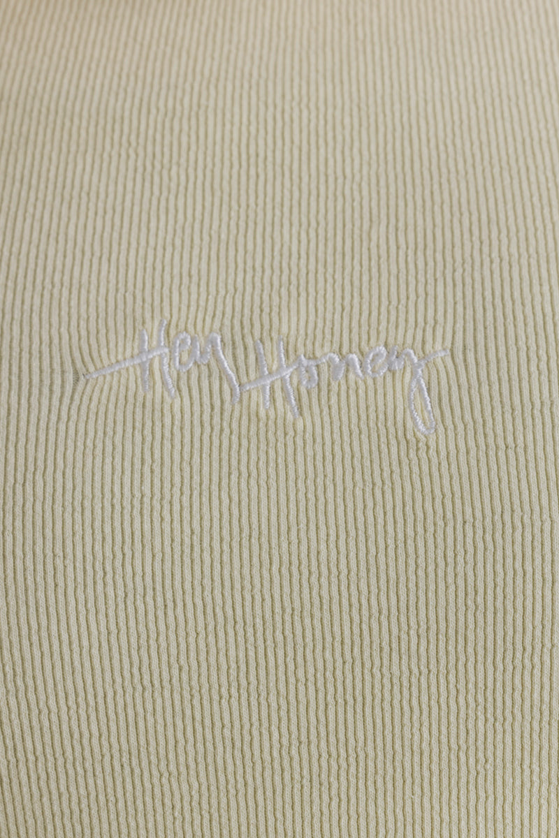 Rib Tank Pastel - Yellow