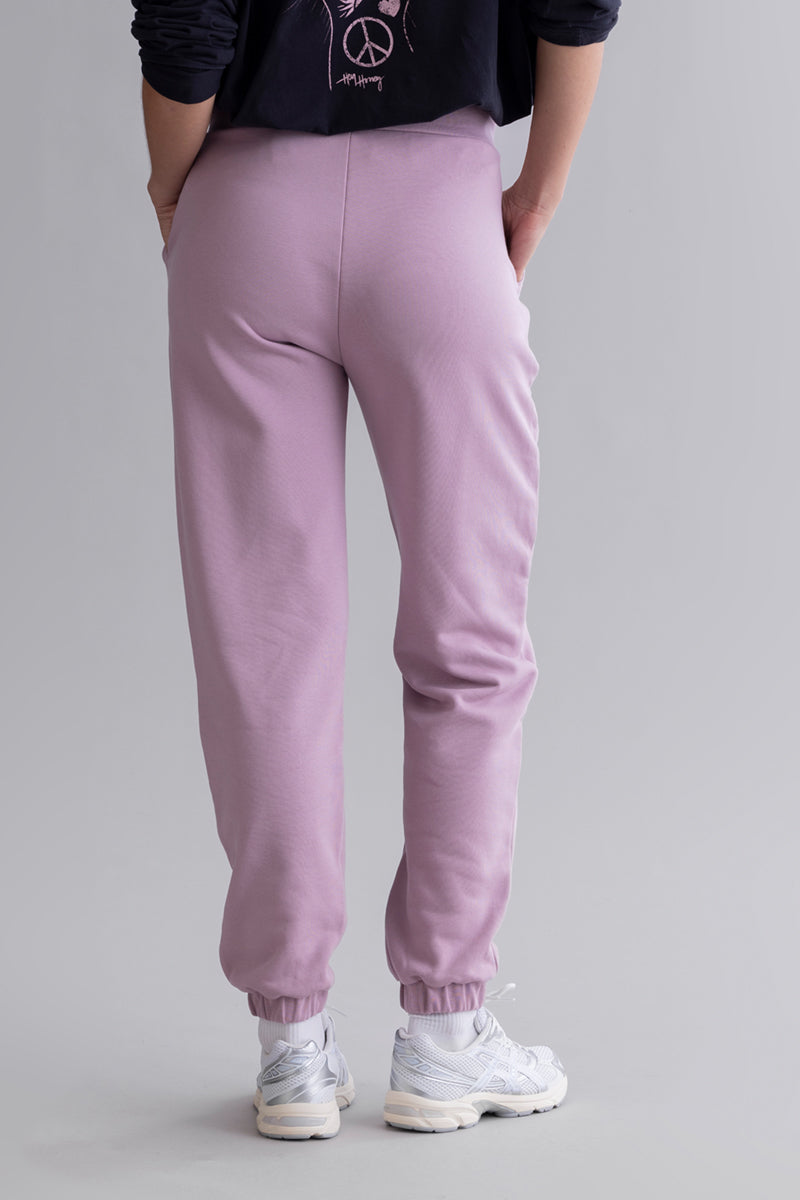 Cuff Sweat Pants - Mauve