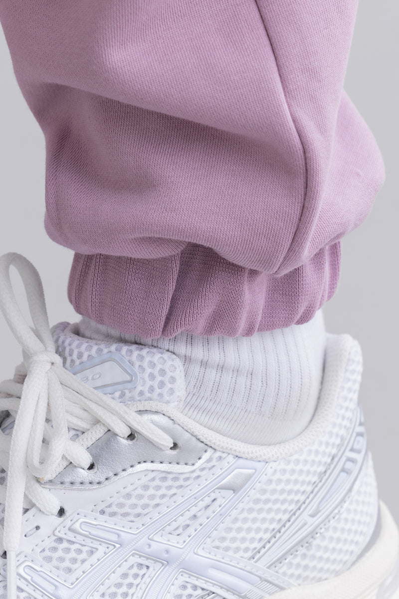 Cuff Sweat Pants - Mauve