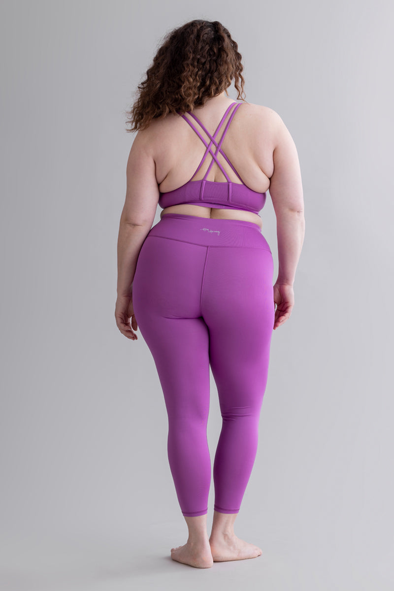 Criss-Cross Bra - Striking Purple