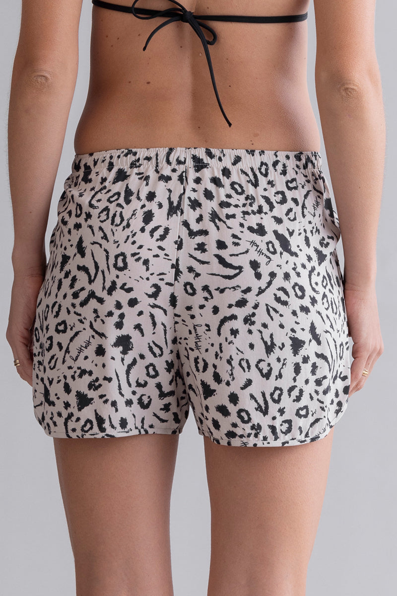 Summer Shorts Mono Leo Oatmeal