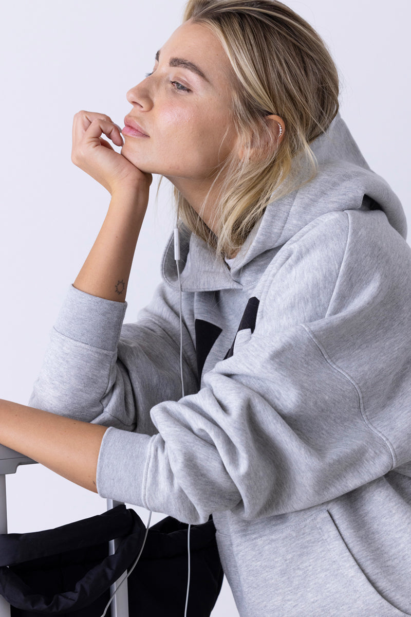 Hoodie Grey Melange 108