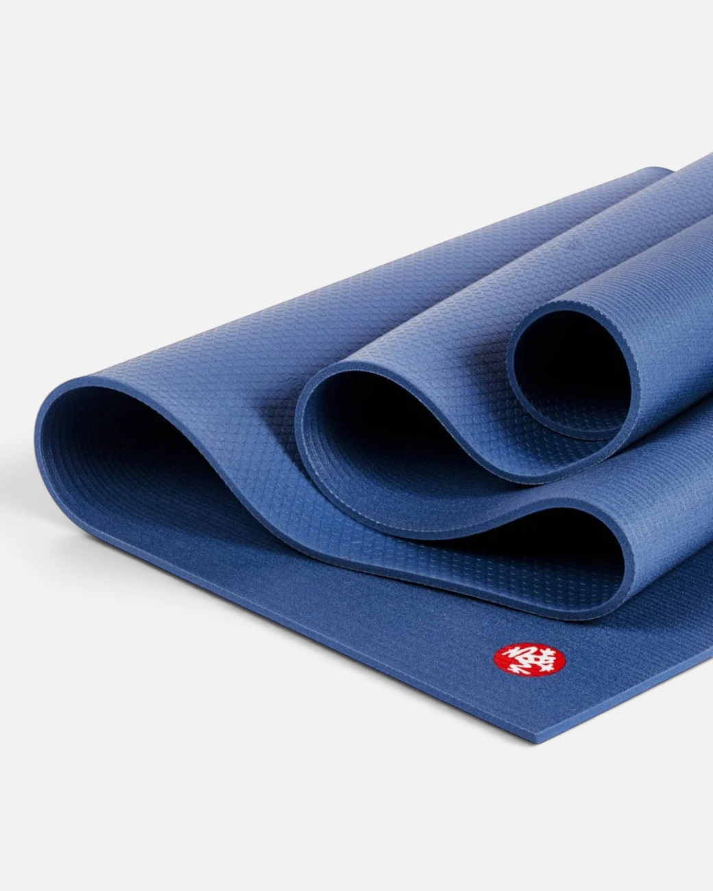 greenyogashop Yogamatte PRO Odyssey in Blau aus latexfreiem PVC mit rutschfester, geschlossenporiger Oberfläche