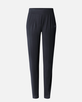 greenyogashop Yogahose mit weitem Bein in Midnight Blue aus weicher Bambusviskose mit elastischem Bund