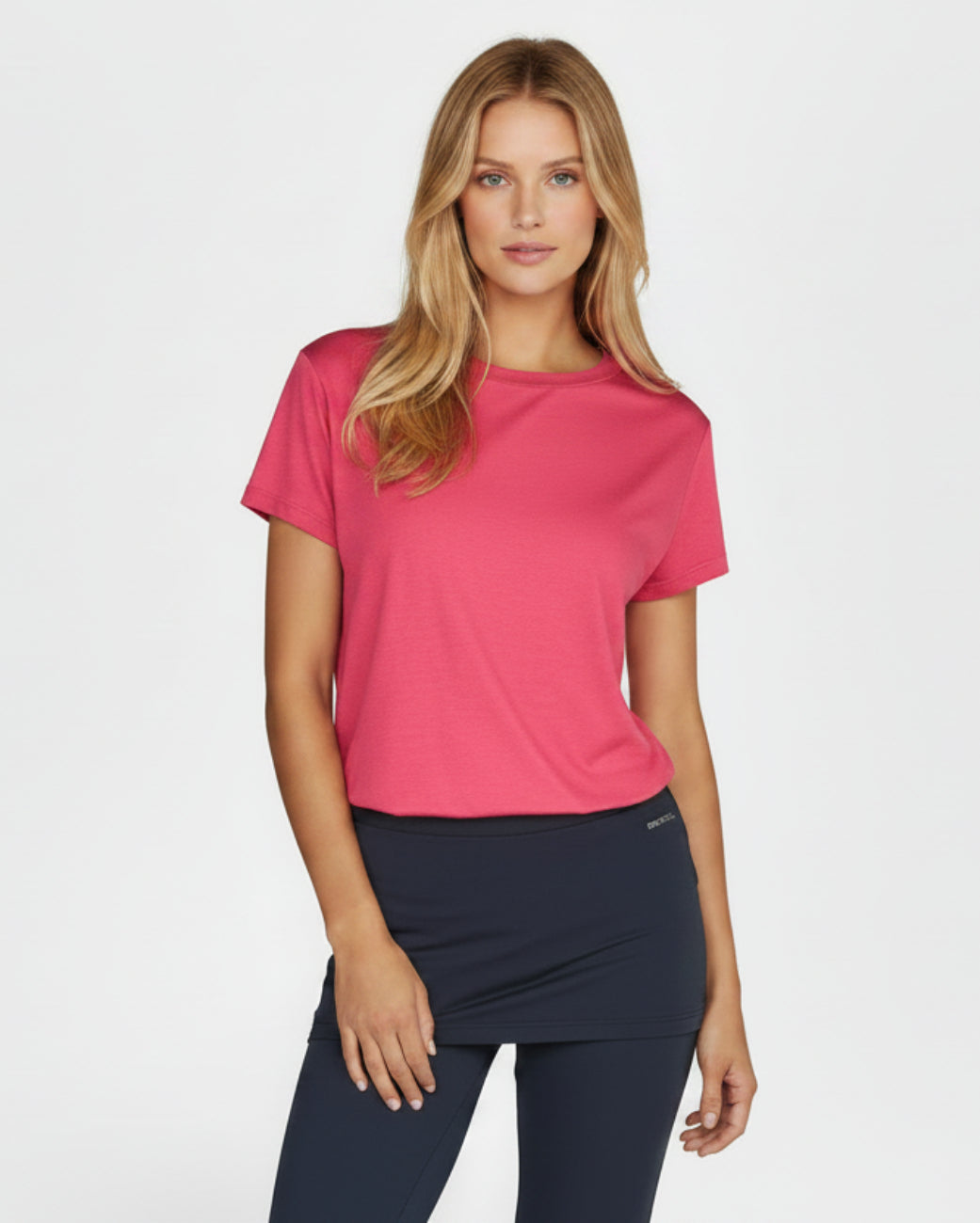 Top Round Neck -  Raspberry