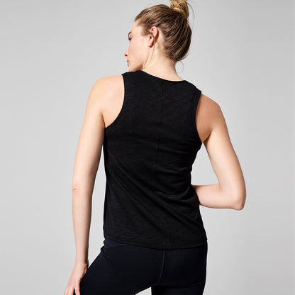 Tank Top Soft Texture - Black