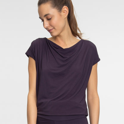 Top Waterfall - Dark Aubergine