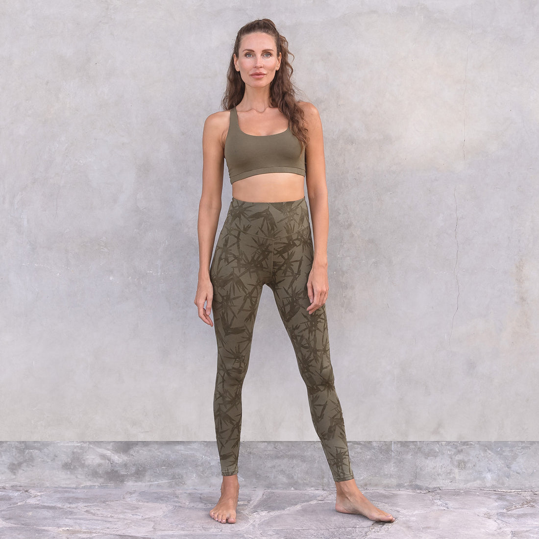 Leggings Tosca - Nature Tencel Olive