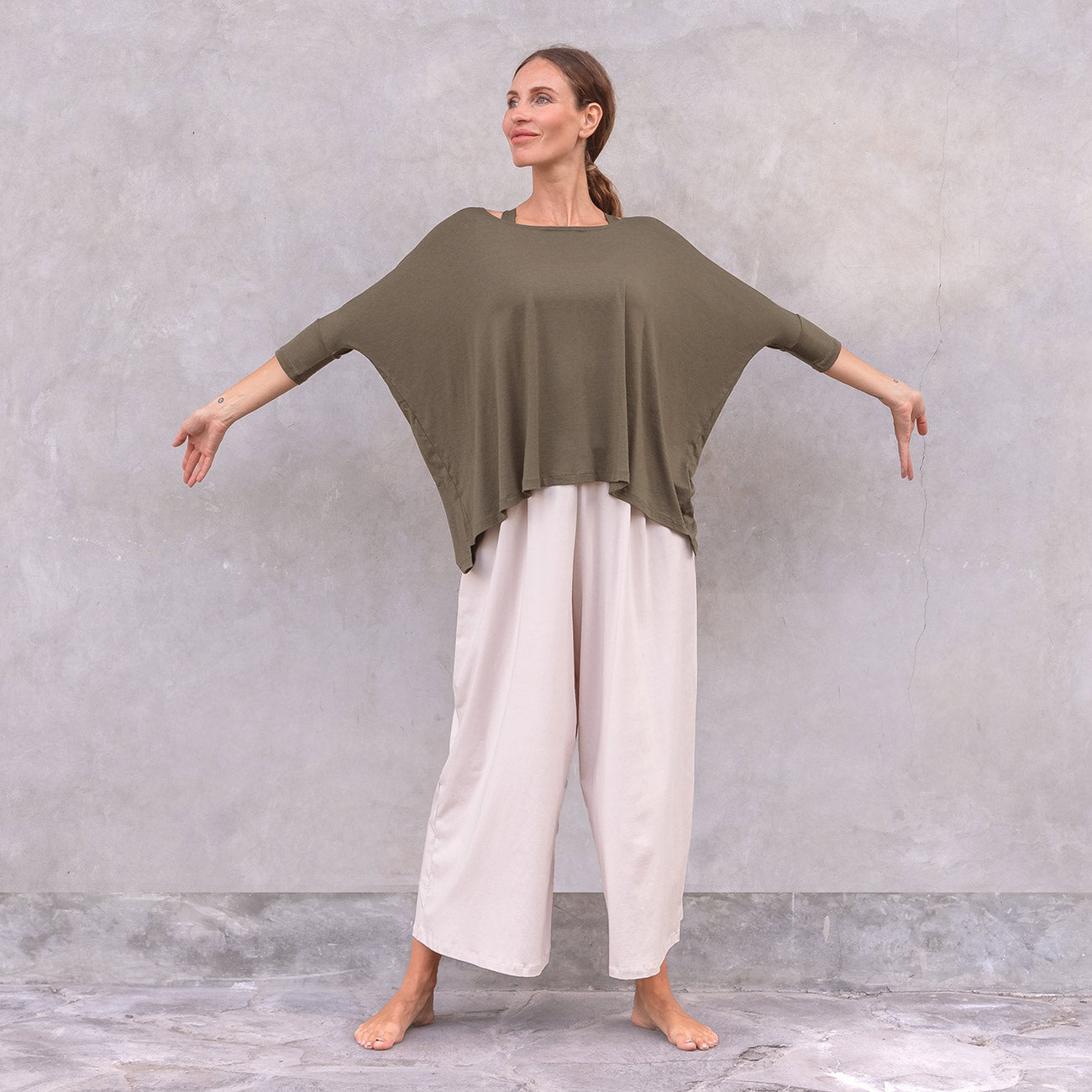 Yogahose Diana - Creme