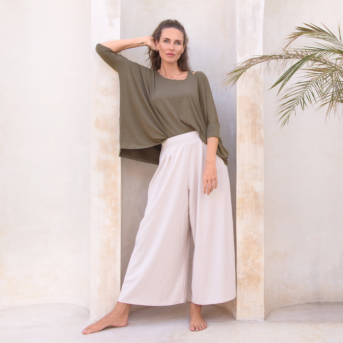 Yogahose Diana - Creme