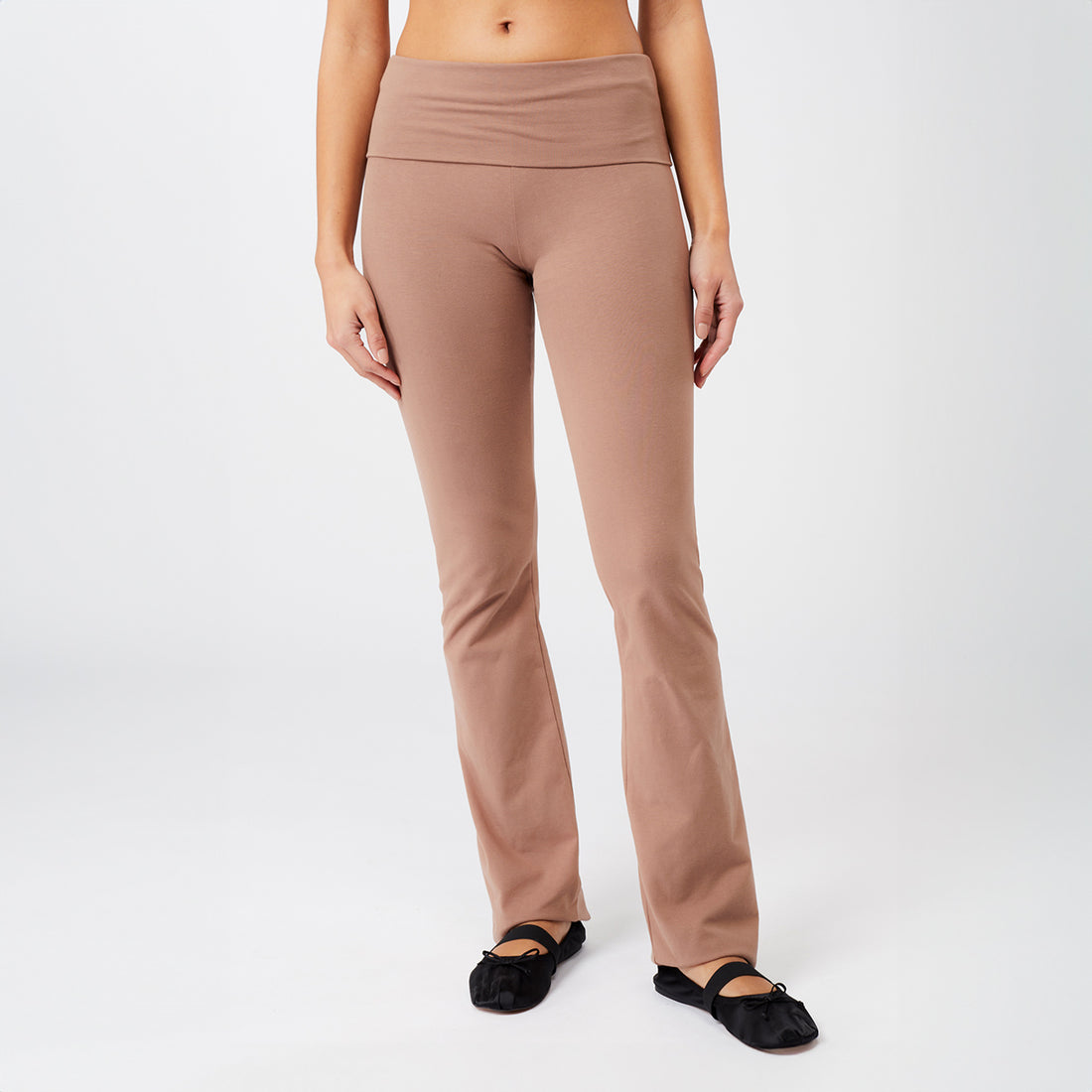 Yogahose Classic Rolldown - Cappuccino