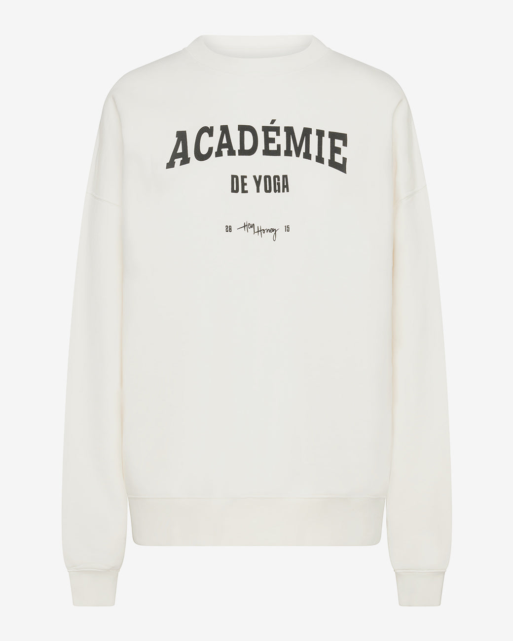 Hey Honey Sweater Academie - White   