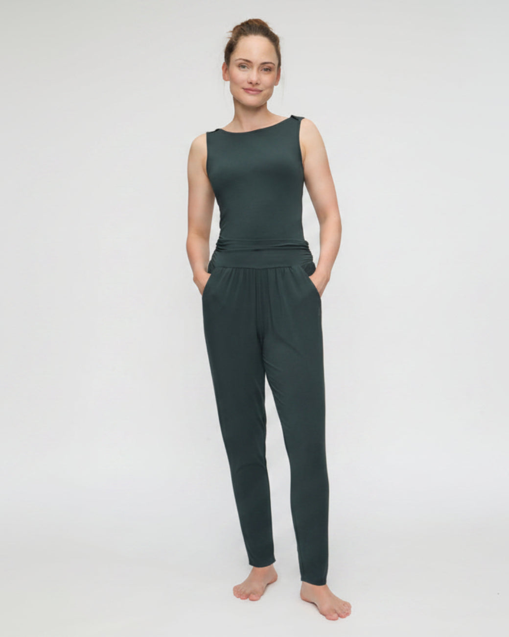 Long Pants Relaxed - Dark Forest