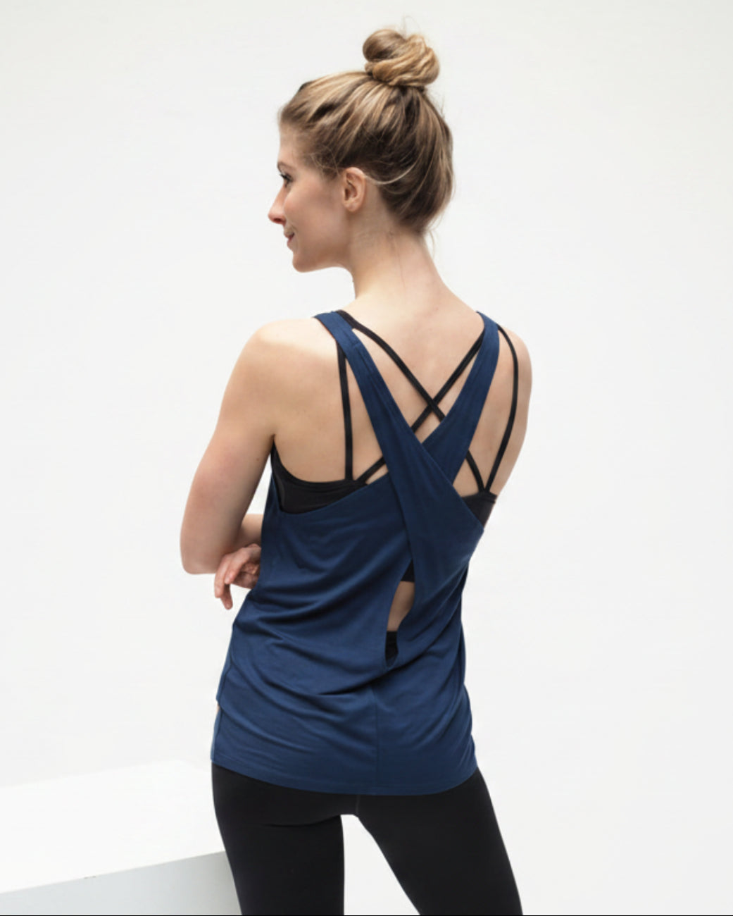 Kismet Yoga Tank Aja Blue