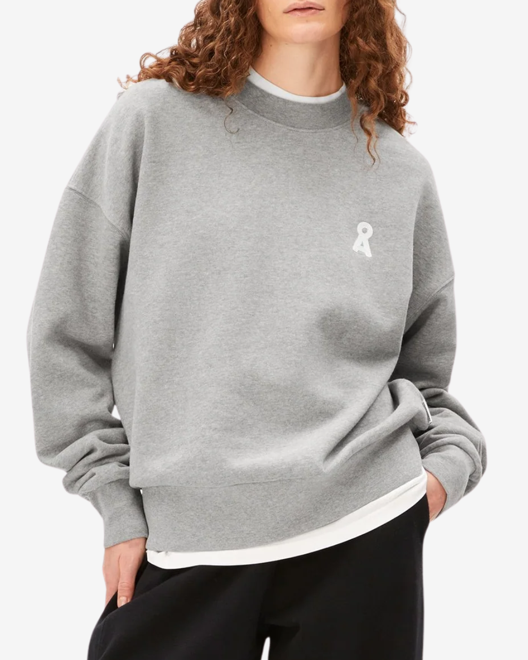 ICONIC Å ALIZAA SWEAT -  Silver Melange