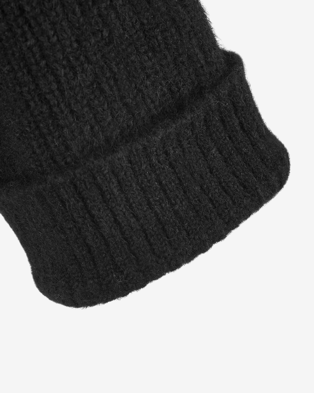 Asymetrischer Cardigan - Schwarz