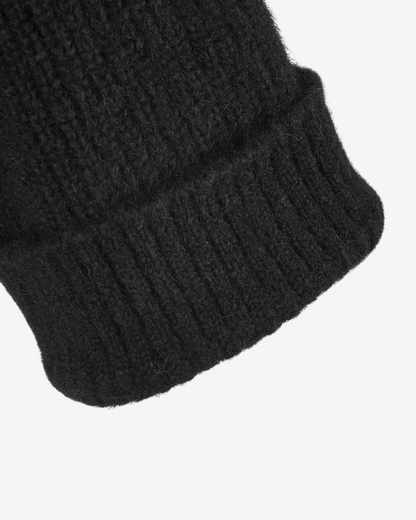 Asymetrischer Cardigan - Schwarz