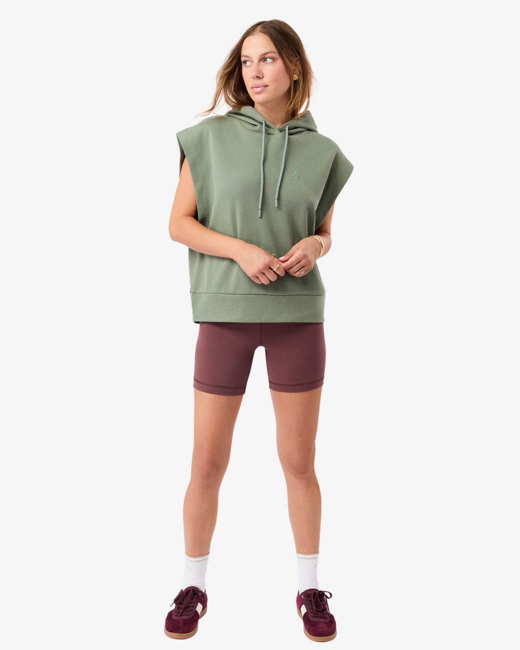Biker Shorts - Rosewood