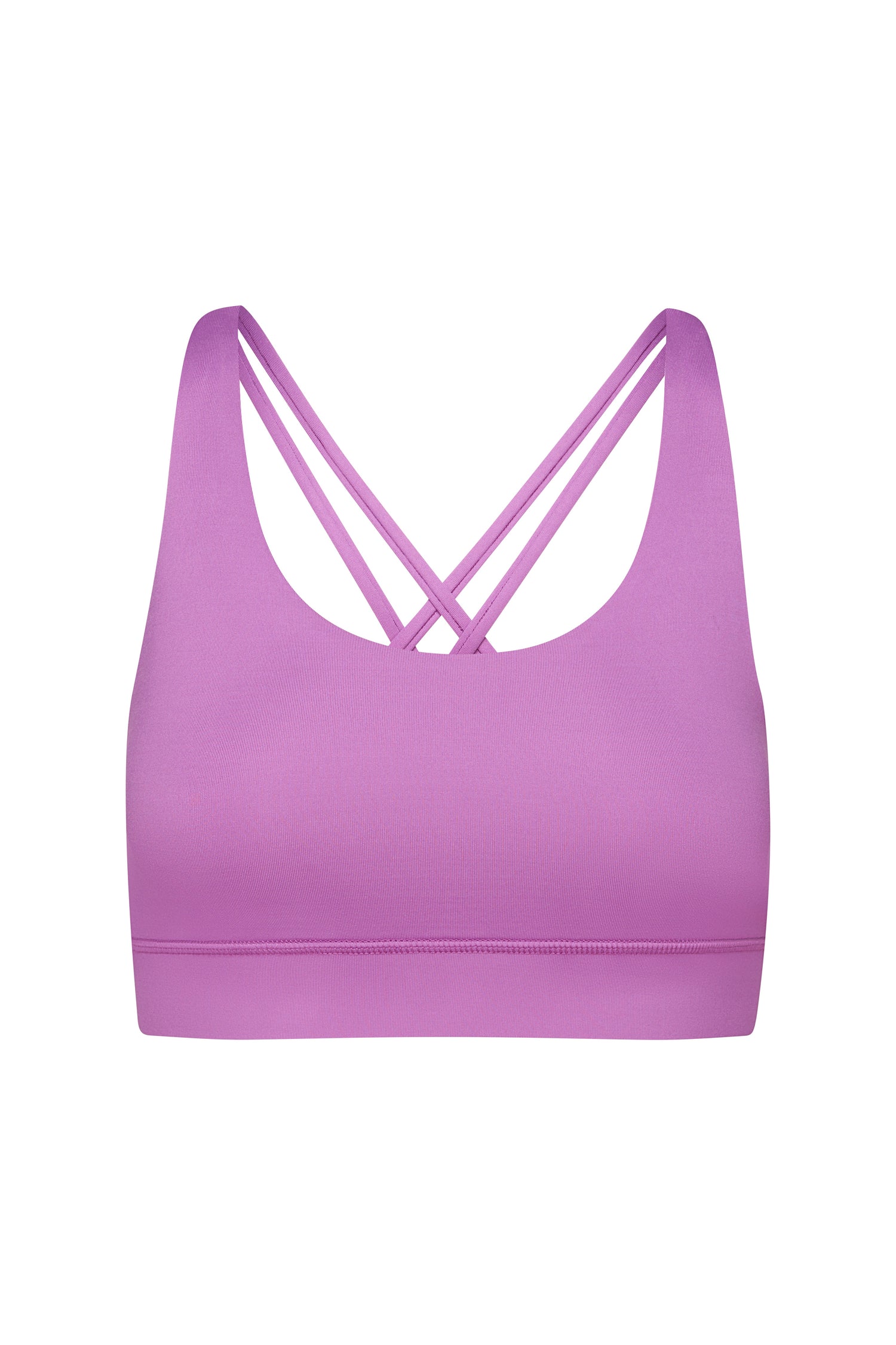 Criss-Cross Bra - Striking Purple
