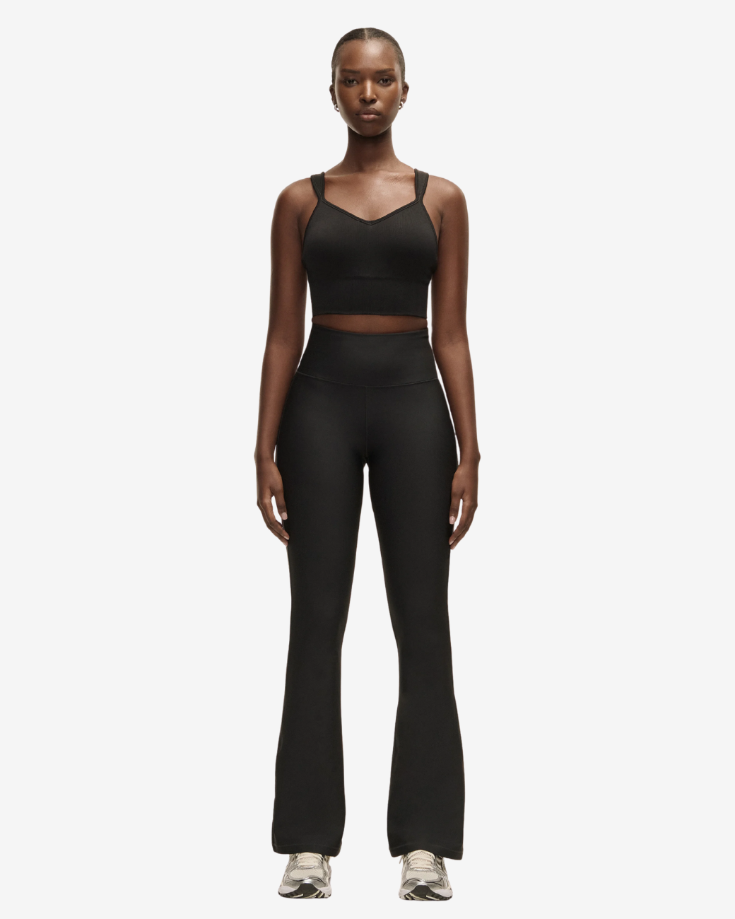 Flare High Waist Pant - Black