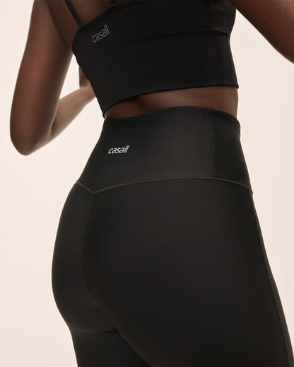 Flare High Waist Pant - Black