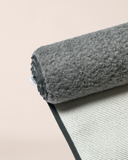Yogamatte Natural Wool - Dark Grey