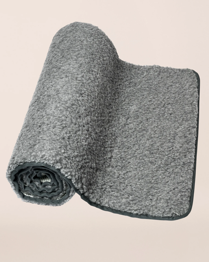 Yogamatte Natural Wool - Dark Grey