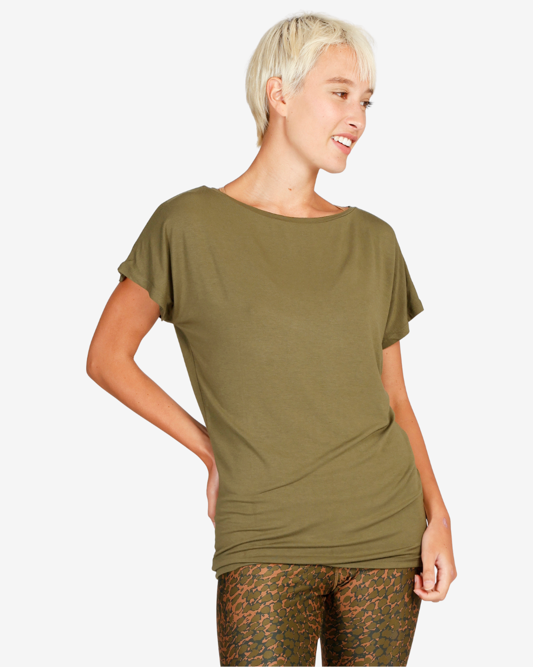 Cosy Tee olive
