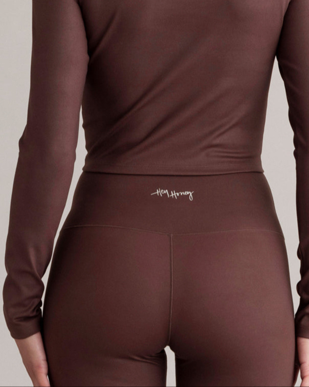 Longsleeve Cropped - Soft Brown