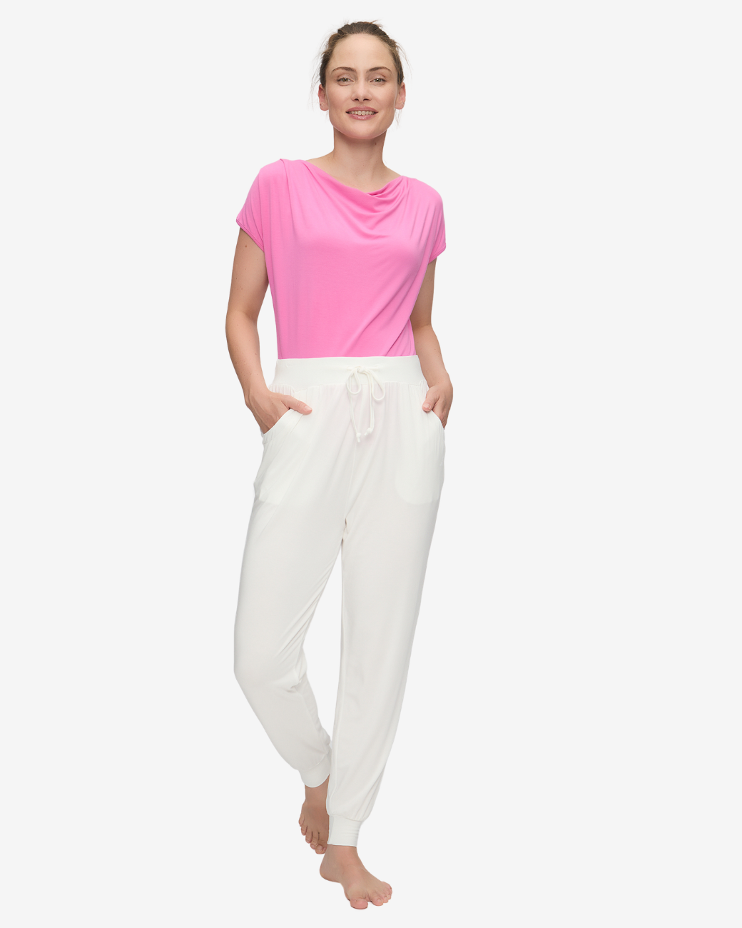Long Pants Wide Leg - Soft White